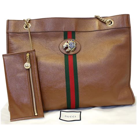 brown cns signature tote gucci|gucci shoulder bag.